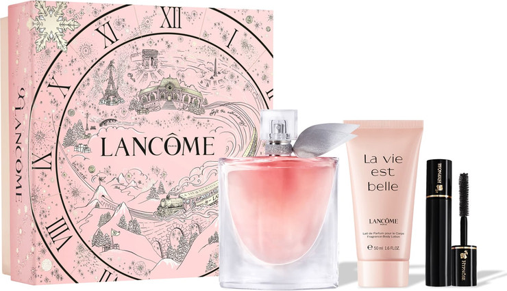 לה ויה בל מארז 100 מ"ל+ק.גוף+מסקרה LANCOME