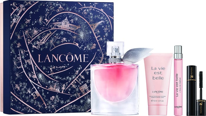 לה ויה בל מארז 100 מ"ל+ק.גוף+10 מ"ל+מסקרה LANCOME